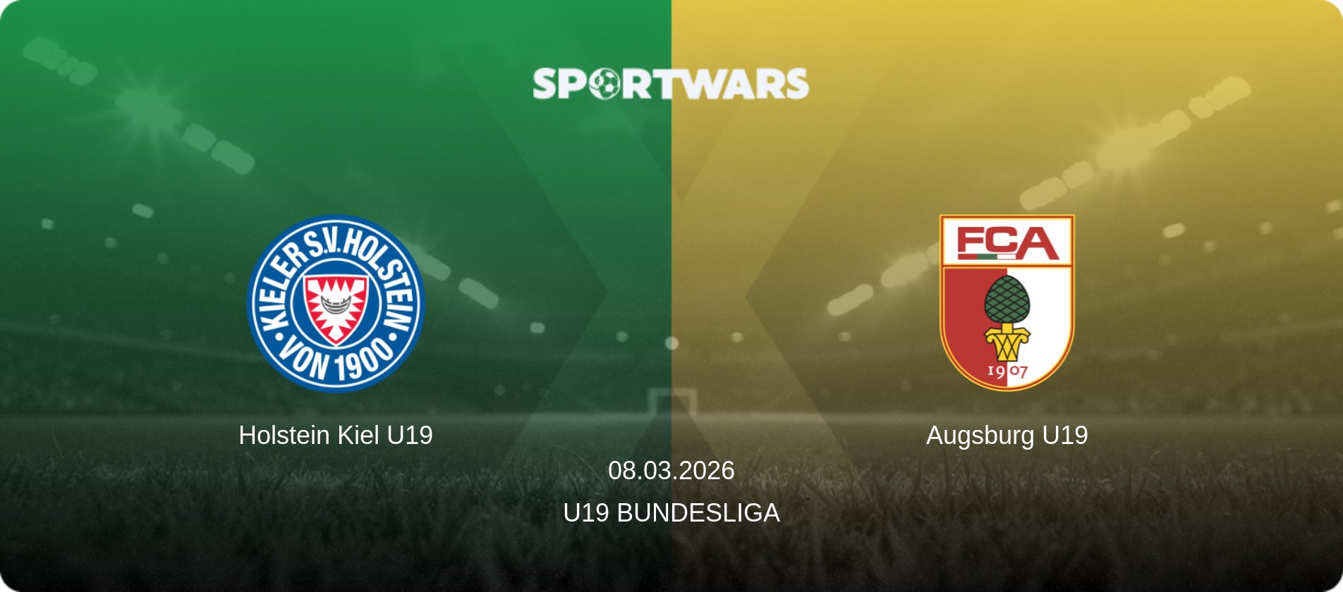Holstein Kiel U19 — Augsburg U19, 08.03.2026 — U19 Bundesliga (match preview)