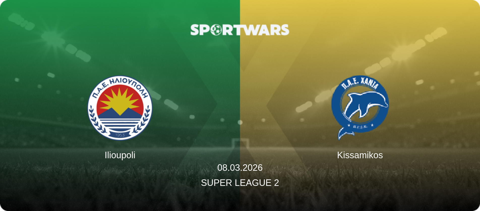 Ilioupoli — Kissamikos, 08.03.2026 — Super League 2 (match preview)