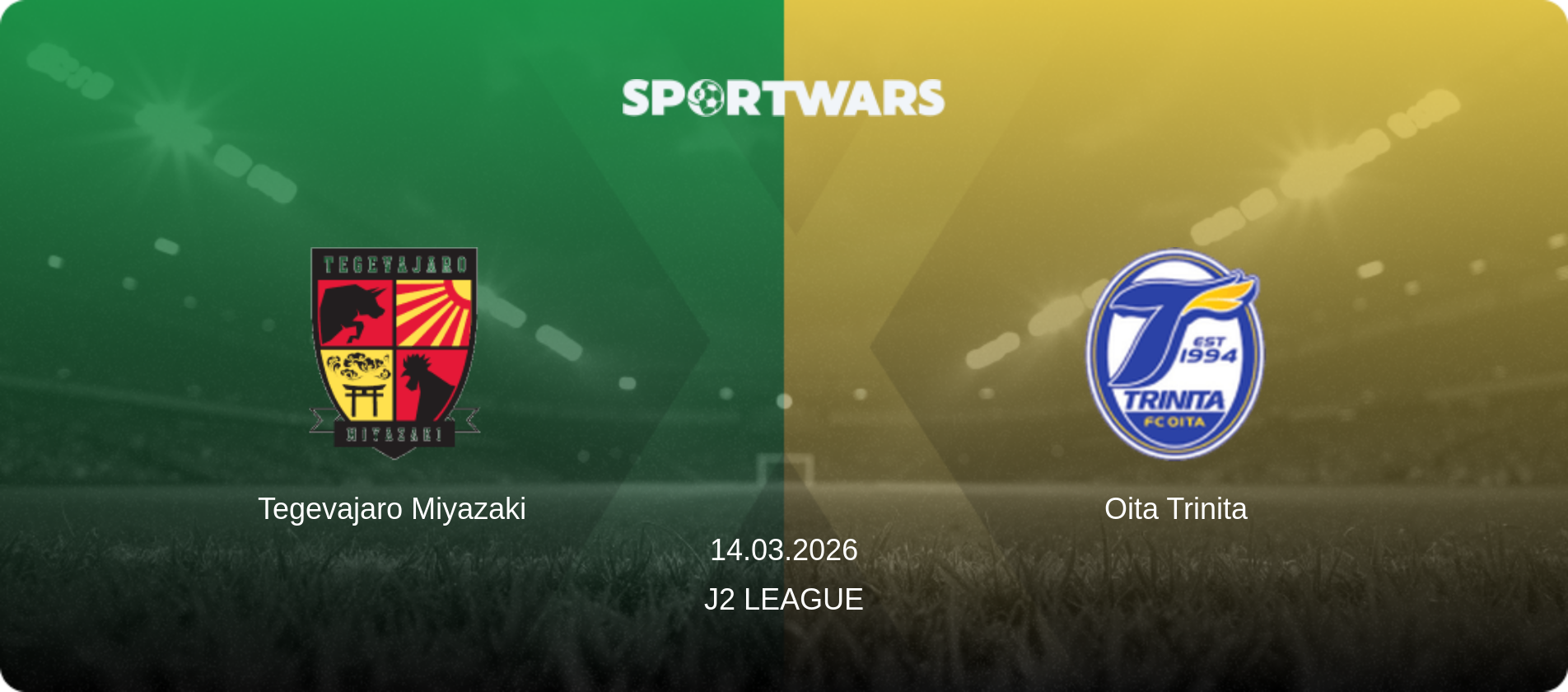 Tegevajaro Miyazaki — Oita Trinita, 14.03.2026 — J2 League (match preview)