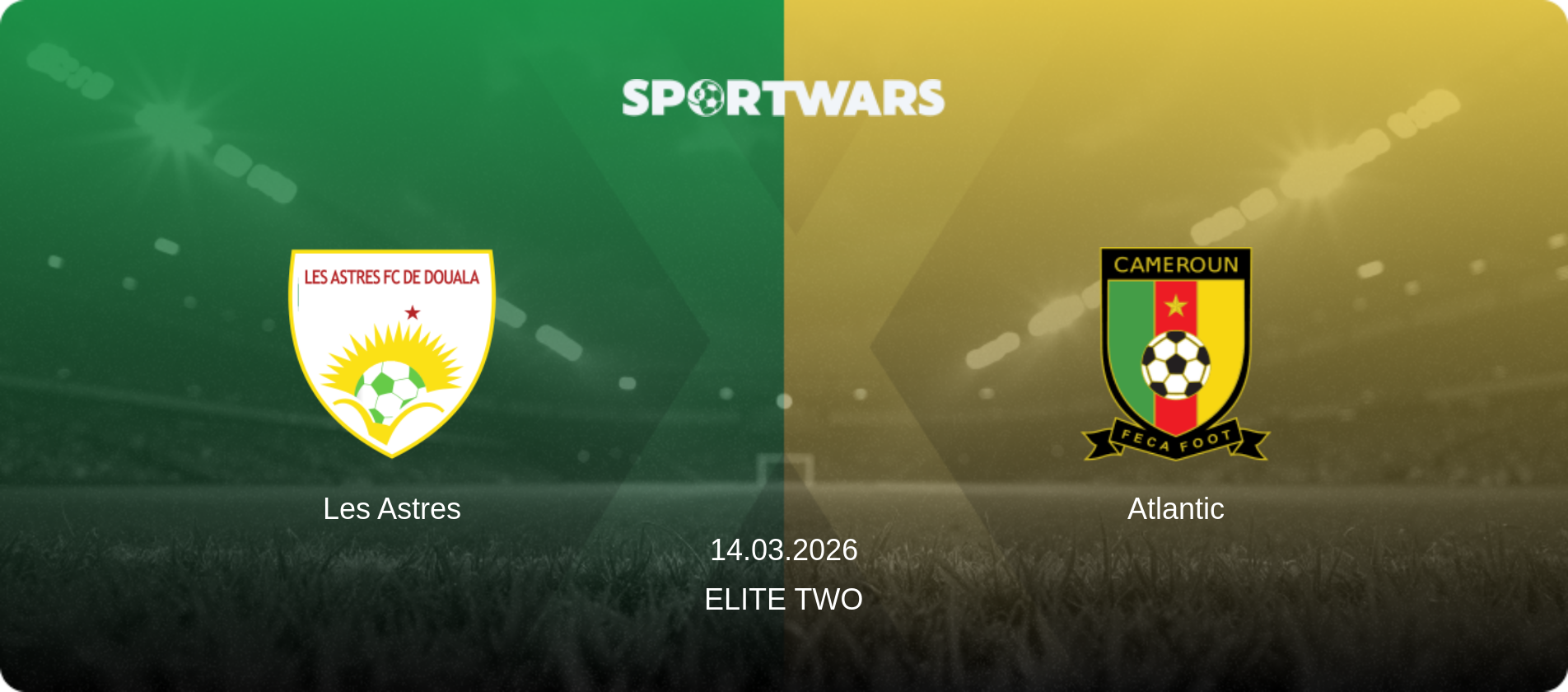 Les Astres — Atlantic, 14.03.2026 — Elite Two (match preview)