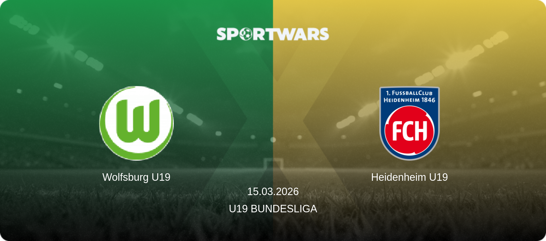 Wolfsburg U19 — Heidenheim U19, 15.03.2026 — U19 Bundesliga (match preview)