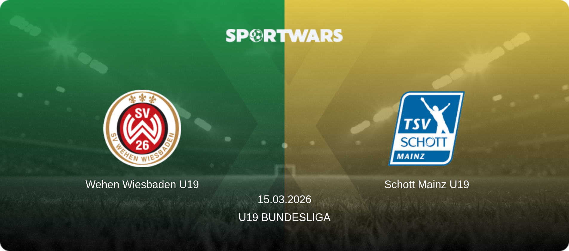 Wehen Wiesbaden U19 — Schott Mainz U19, 15.03.2026 — U19 Bundesliga (match preview)