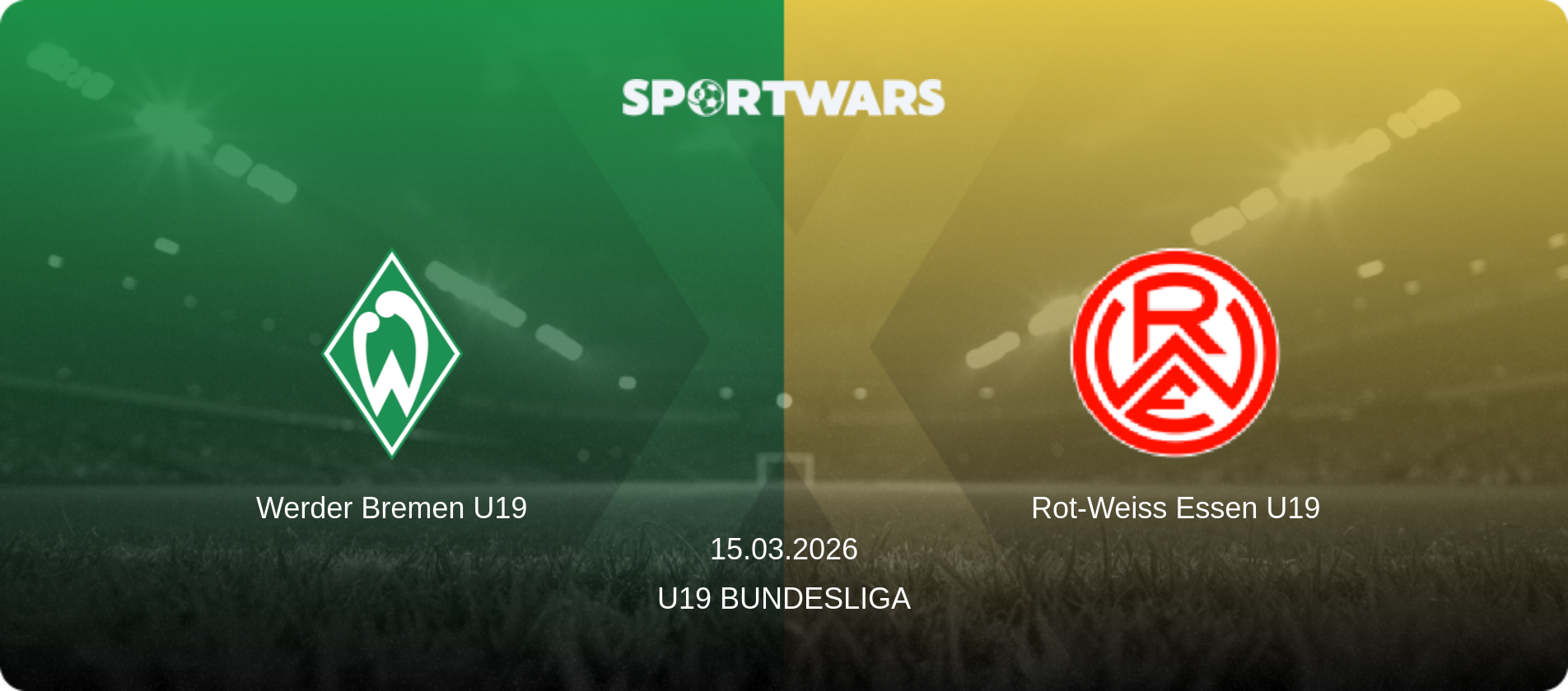 Werder Bremen U19 — Rot-Weiss Essen U19, 15.03.2026 — U19 Bundesliga (match preview)