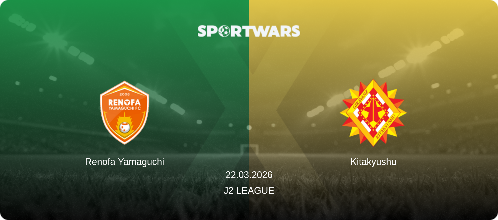 Renofa Yamaguchi — Kitakyushu, 22.03.2026 — J2 League (match preview)