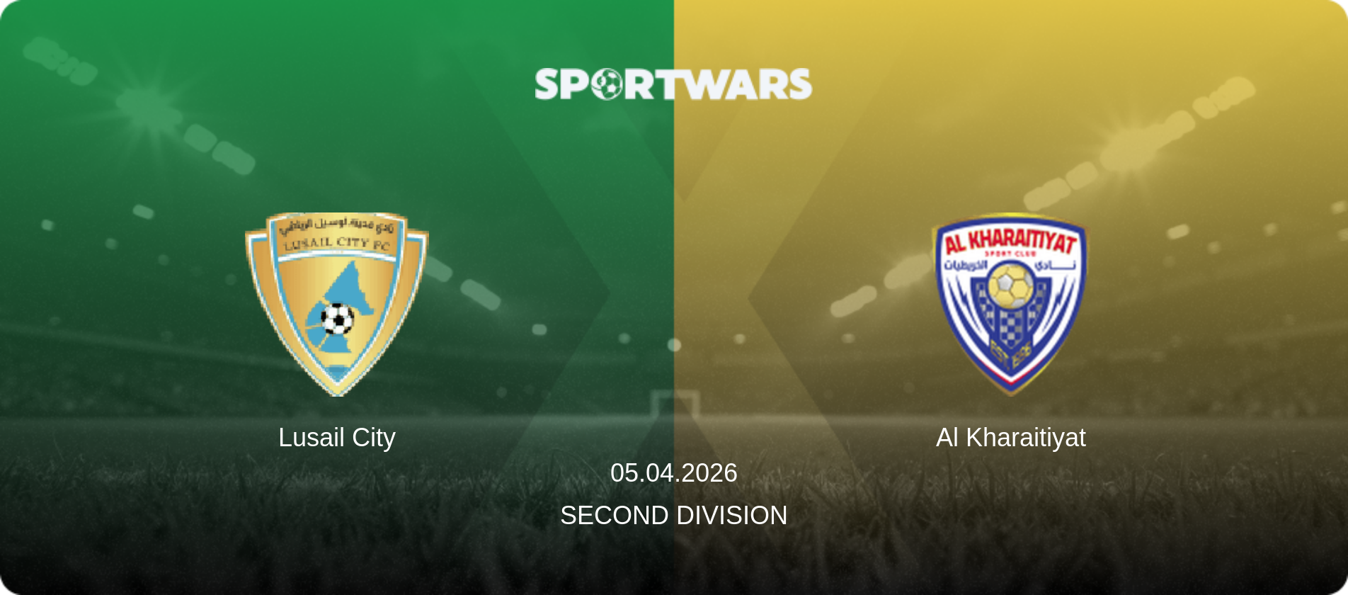 Lusail City — Al Kharaitiyat, 05.04.2026 — Second Division (match preview)