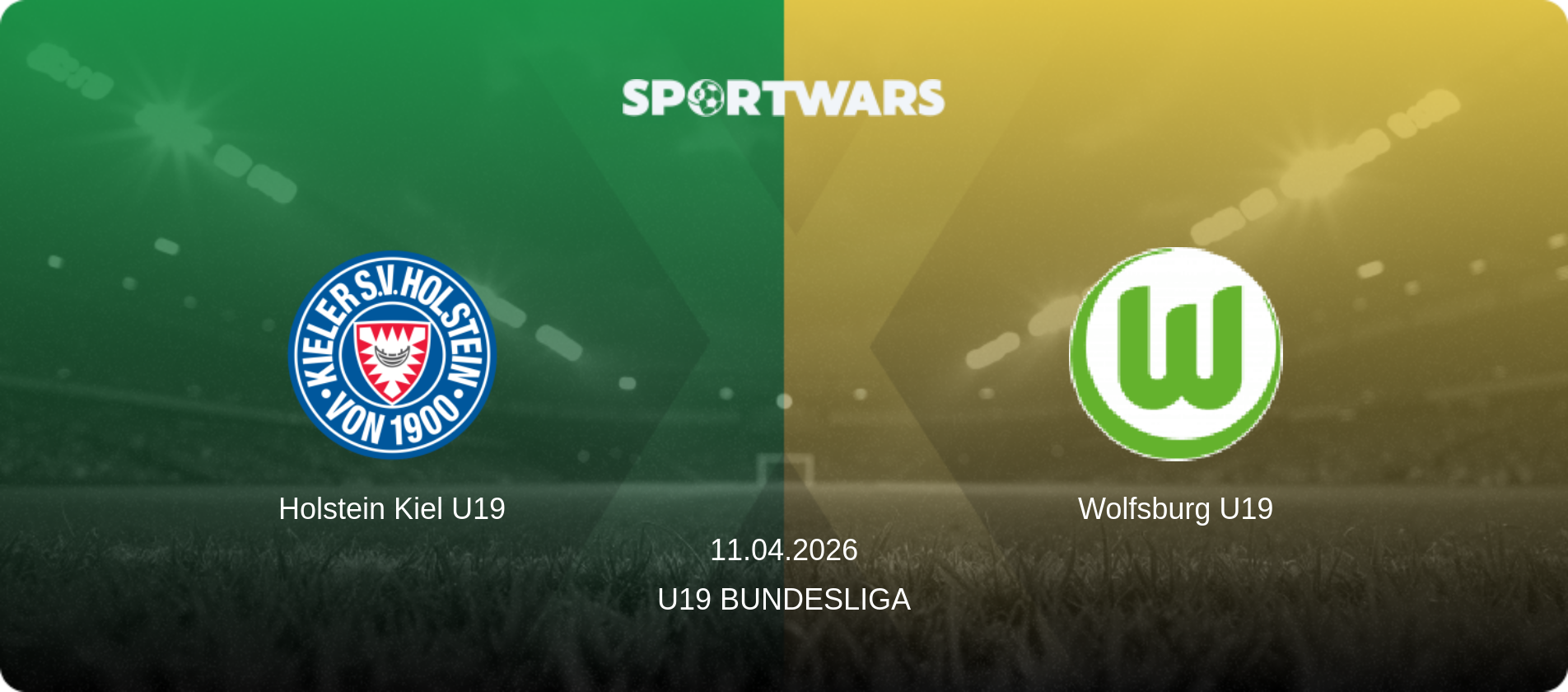 Holstein Kiel U19 — Wolfsburg U19, 11.04.2026 — U19 Bundesliga (match preview)