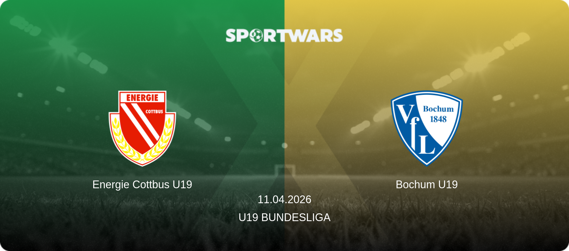 Energie Cottbus U19 — Bochum U19, 11.04.2026 — U19 Bundesliga (match preview)