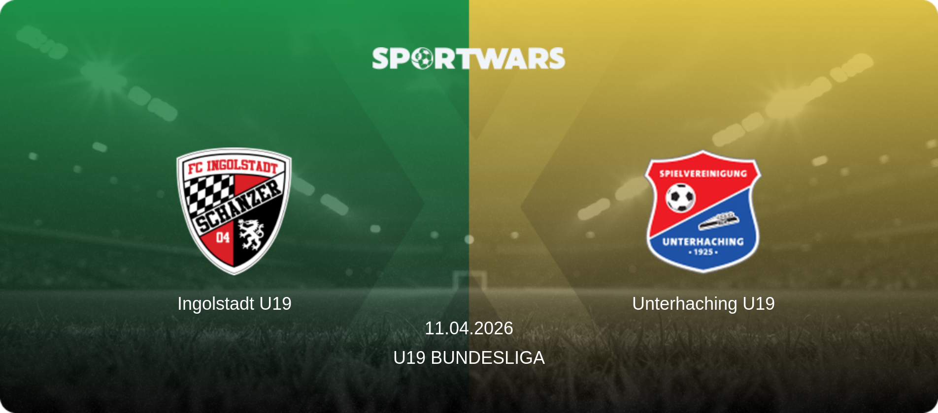 Ingolstadt U19 — Unterhaching U19, 11.04.2026 — U19 Bundesliga (match preview)