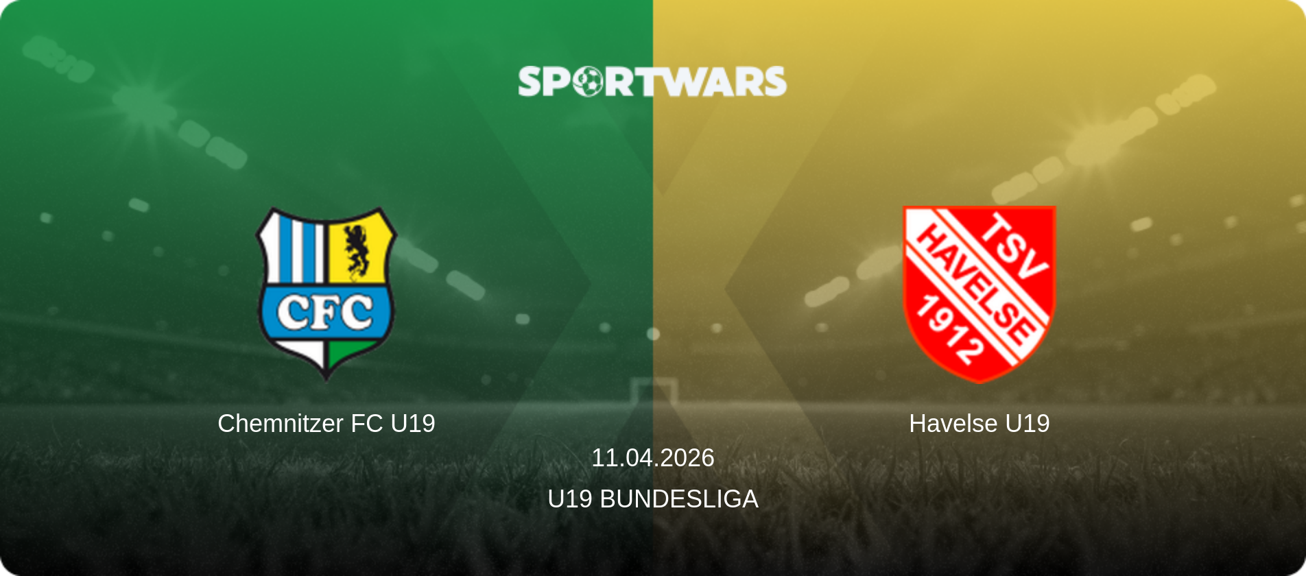 Chemnitzer FC U19 — Havelse U19, 11.04.2026 — U19 Bundesliga (match preview)