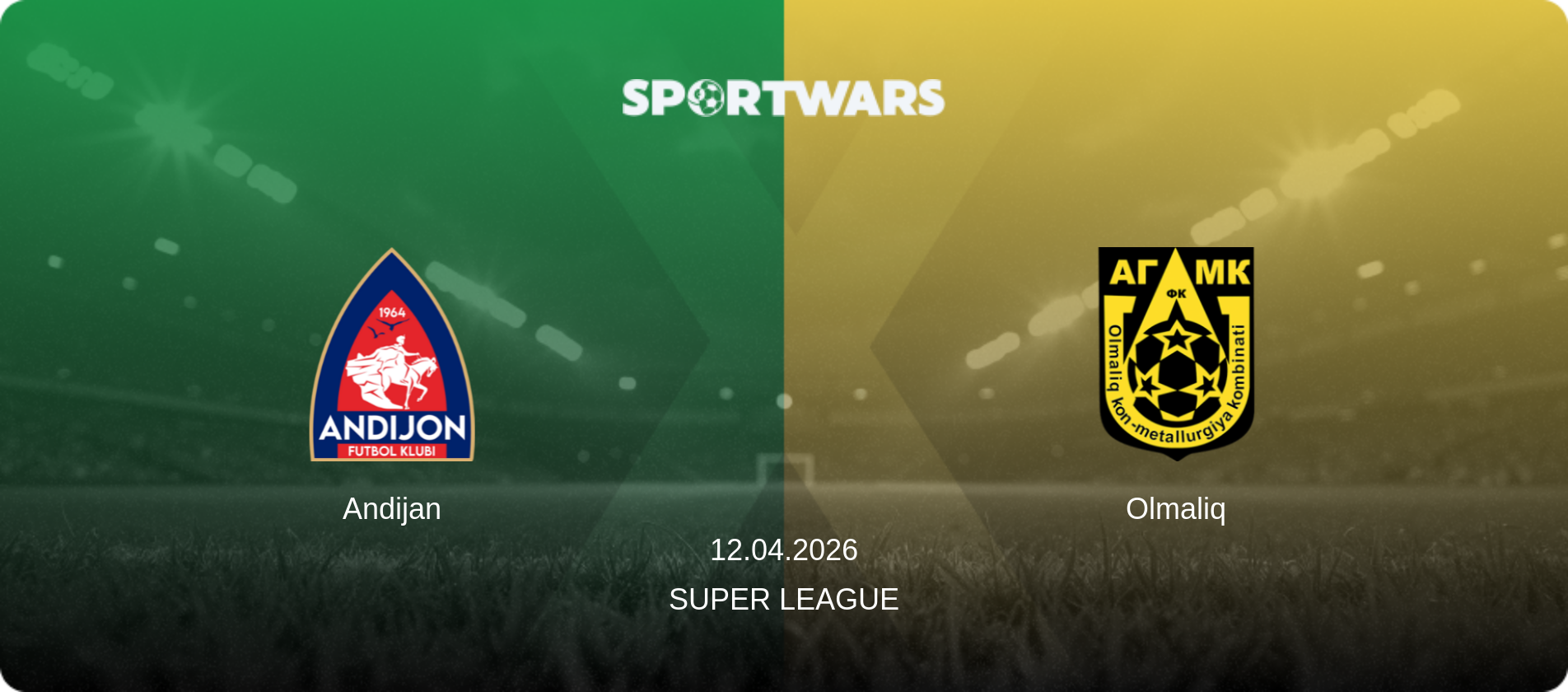 Andijan — Olmaliq, 12.04.2026 — Super League (match preview)
