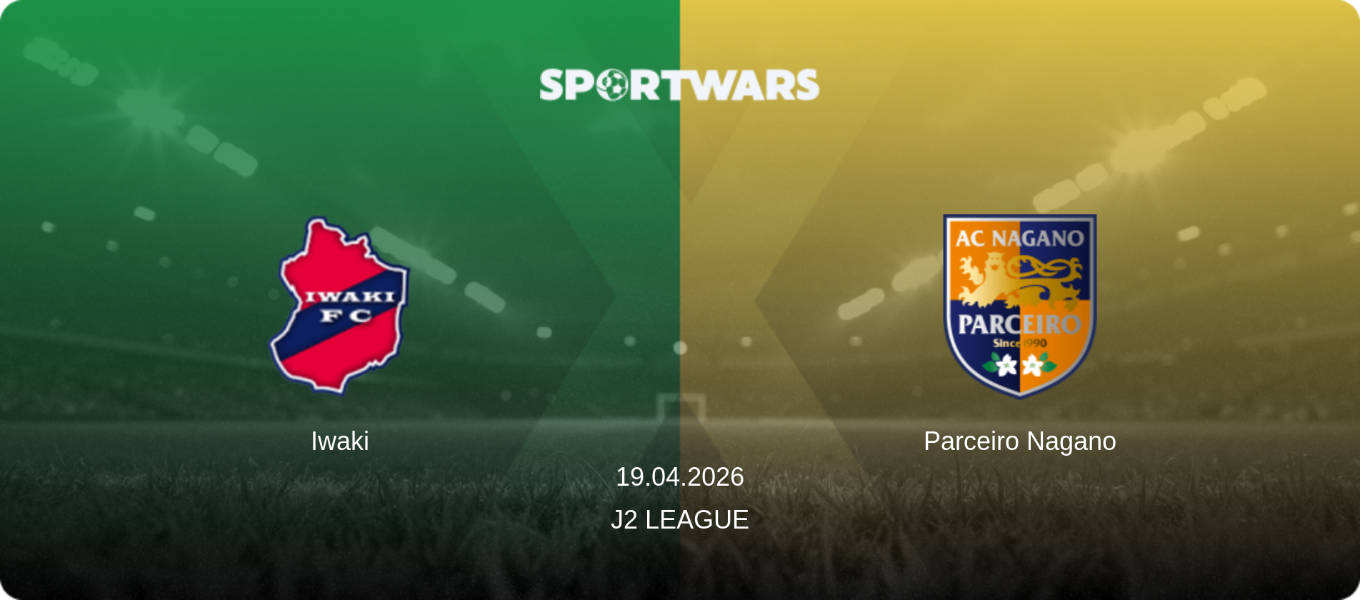 Iwaki — Parceiro Nagano, 19.04.2026 — J2 League (match preview)