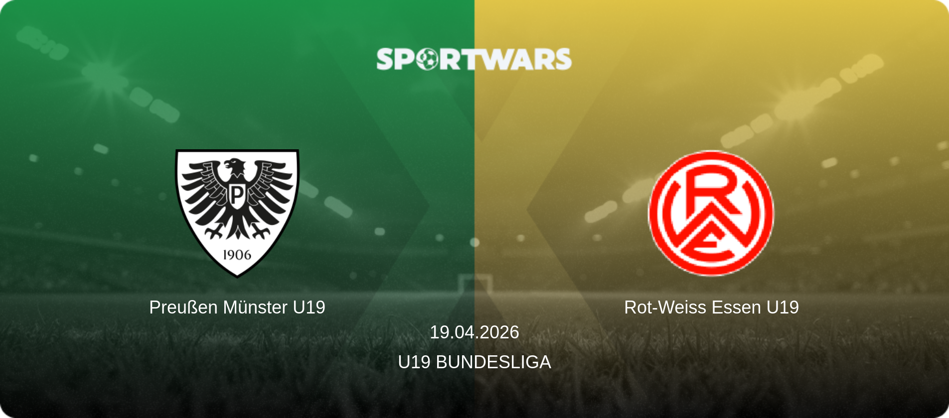 Preußen Münster U19 — Rot-Weiss Essen U19, 19.04.2026 — U19 Bundesliga (match preview)