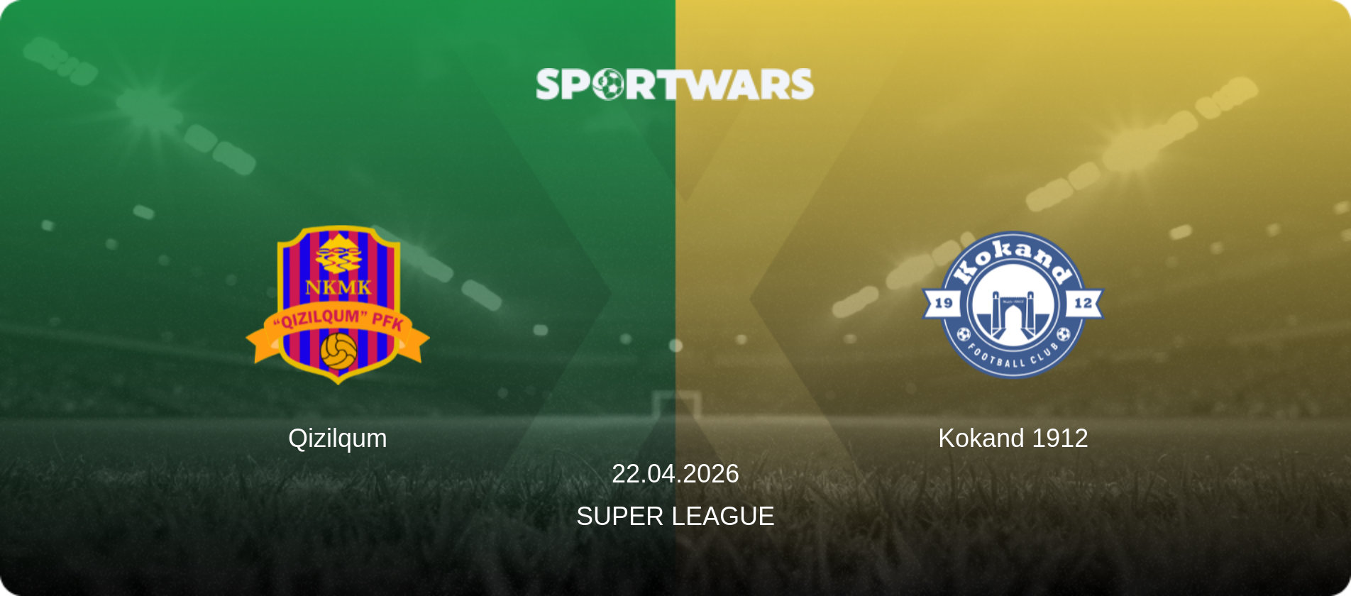 Qizilqum — Kokand 1912, 22.04.2026 — Super League (match preview)