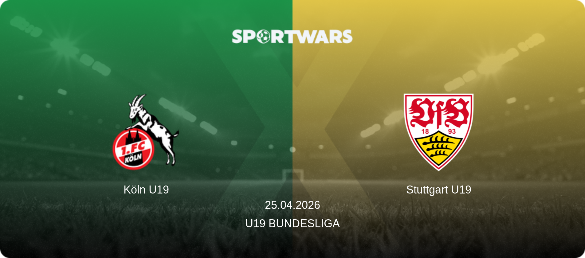 Köln U19 — Stuttgart U19, 25.04.2026 — U19 Bundesliga (match preview)
