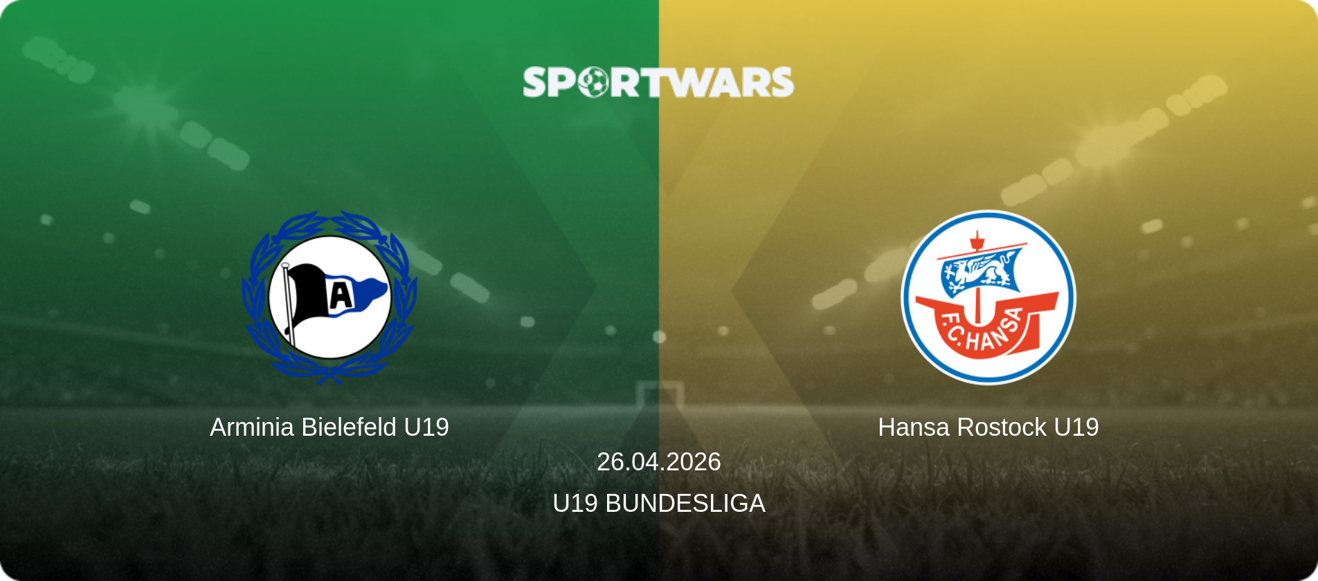 Arminia Bielefeld U19 — Hansa Rostock U19, 26.04.2026 — U19 Bundesliga (match preview)