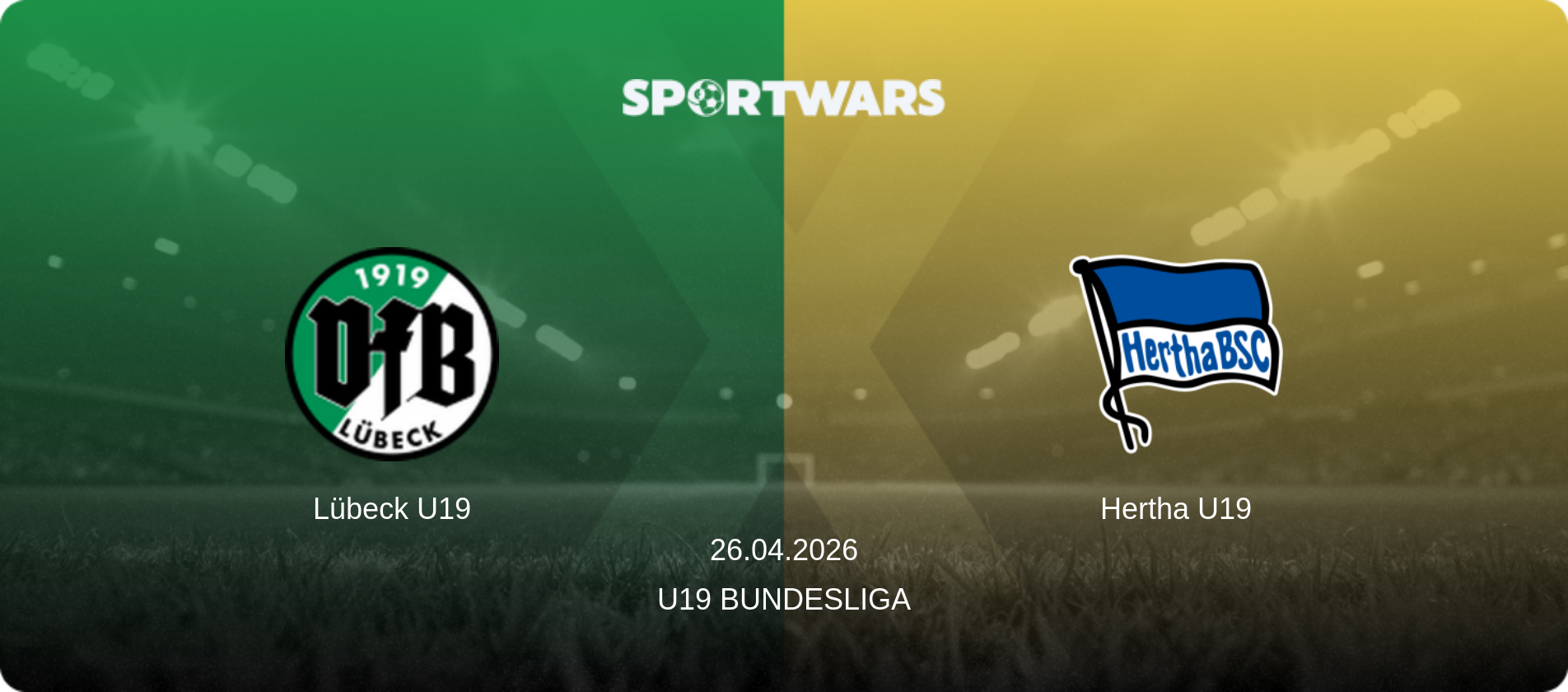 Lübeck U19 — Hertha U19, 26.04.2026 — U19 Bundesliga (match preview)