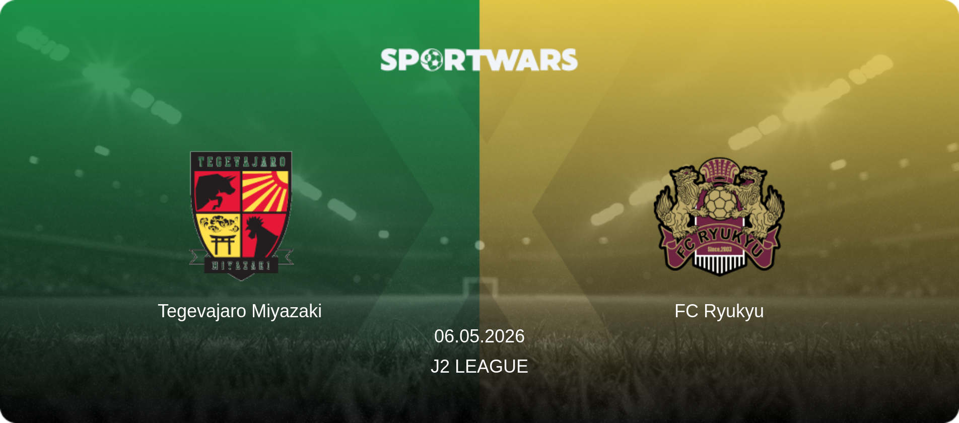 Tegevajaro Miyazaki — FC Ryukyu, 06.05.2026 — J2 League (match preview)