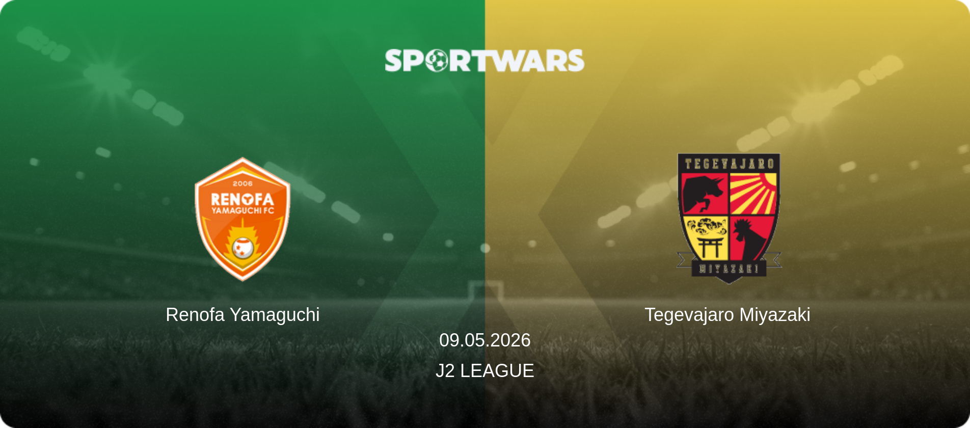 Renofa Yamaguchi — Tegevajaro Miyazaki, 09.05.2026 — J2 League (match preview)