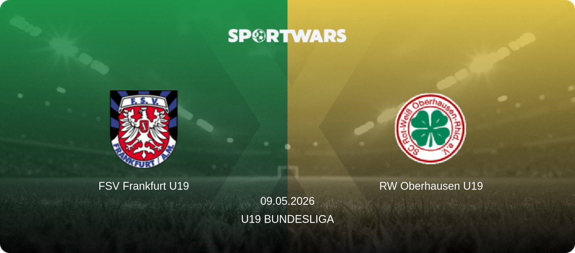 FSV Frankfurt U19 — RW Oberhausen U19, 09.05.2026 — U19 Bundesliga (match preview)