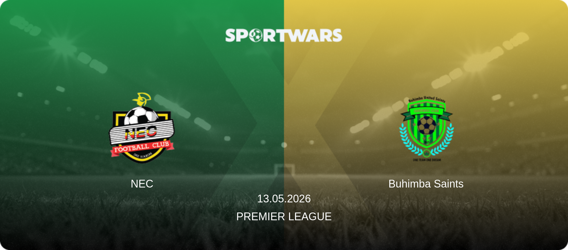 NEC — Buhimba Saints, 13.05.2026 — Premier League (match preview)