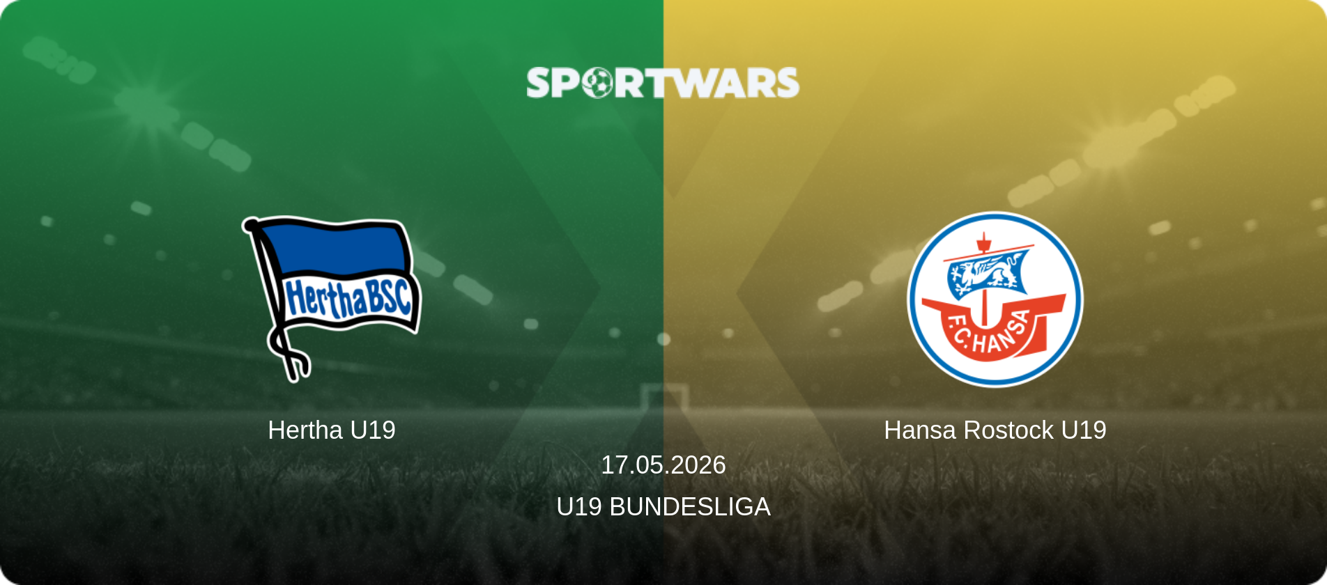 Hertha U19 — Hansa Rostock U19, 17.05.2026 — U19 Bundesliga (match preview)
