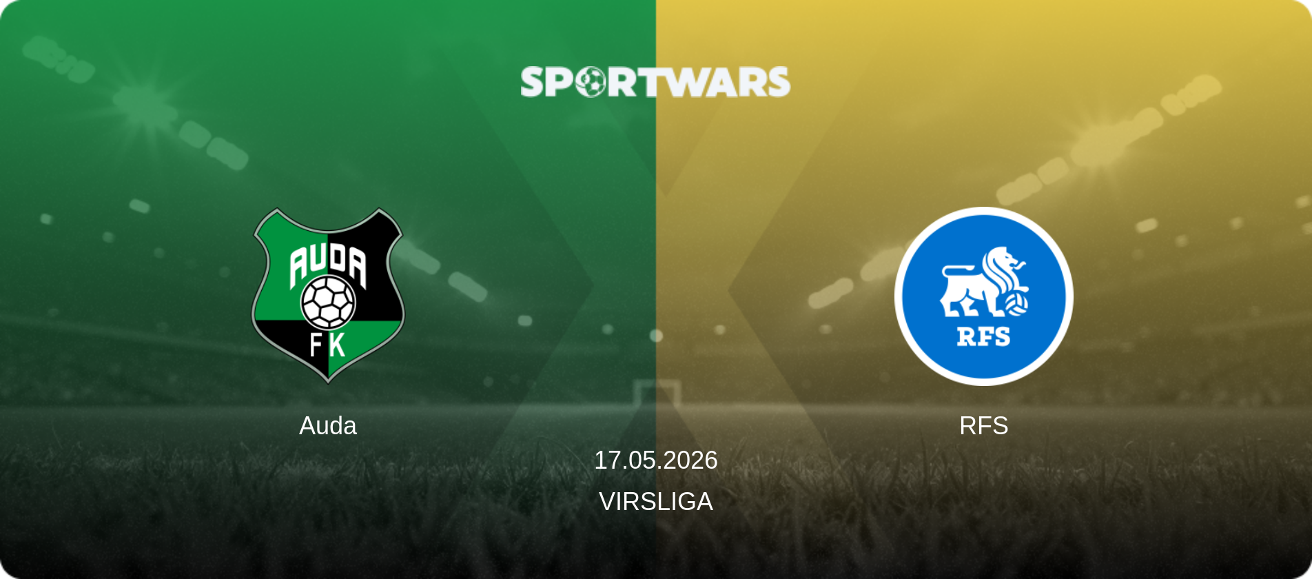 Auda — RFS, 17.05.2026 — Virsliga (match preview)
