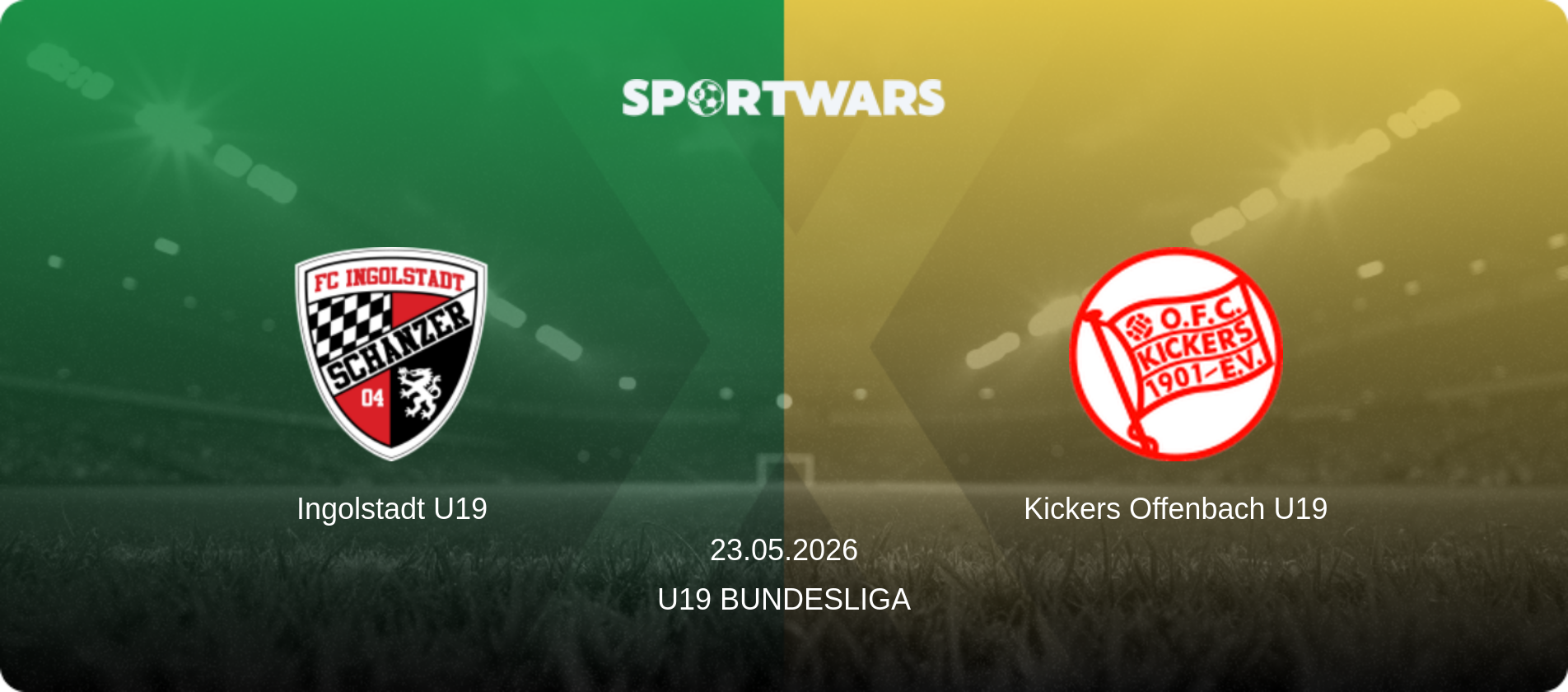 Ingolstadt U19 — Kickers Offenbach U19, 23.05.2026 — U19 Bundesliga (match preview)