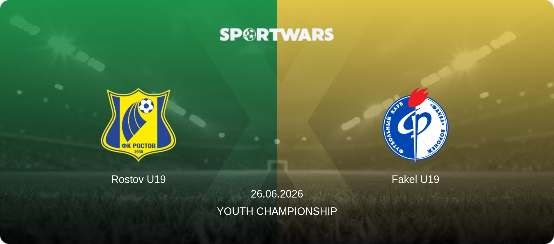 Rostov U19 — Fakel U19, 26.06.2026 — Youth Championship (match preview)