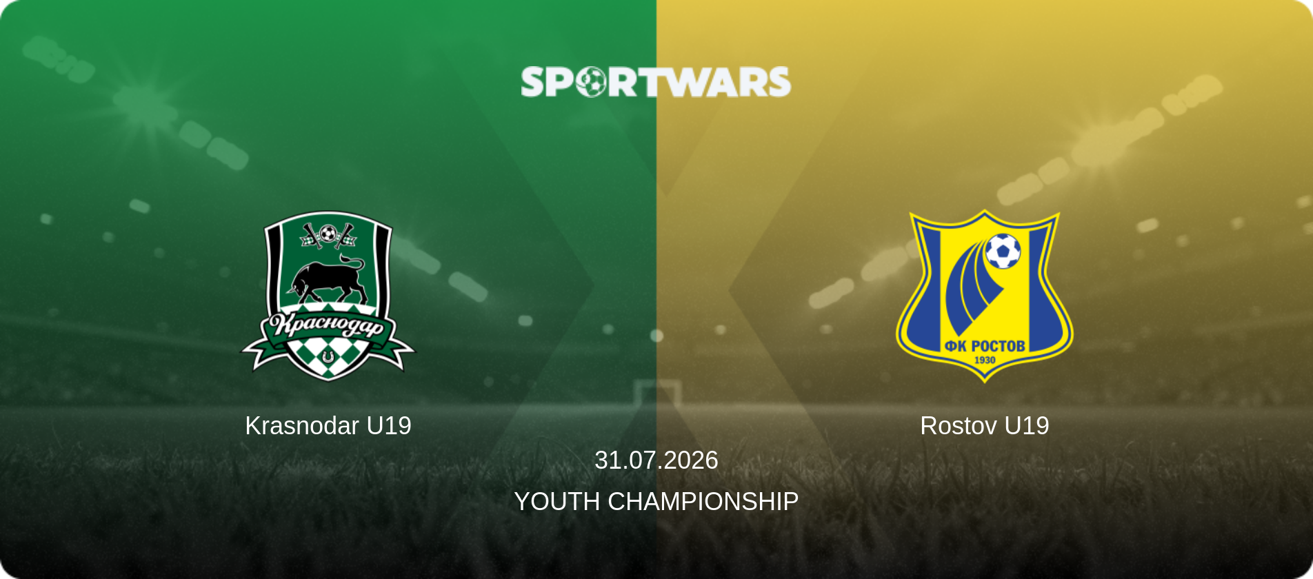 Krasnodar U19 — Rostov U19, 31.07.2026 — Youth Championship (match preview)