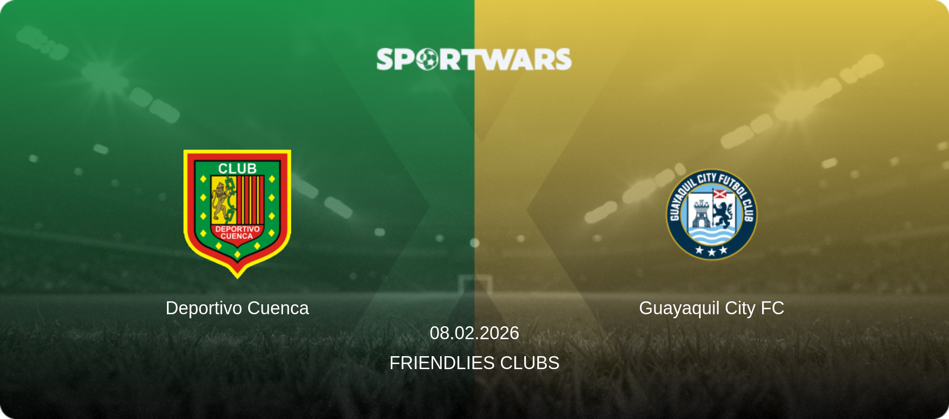 Deportivo Cuenca — Guayaquil City FC, 08.02.2026 — Friendlies Clubs (match preview)
