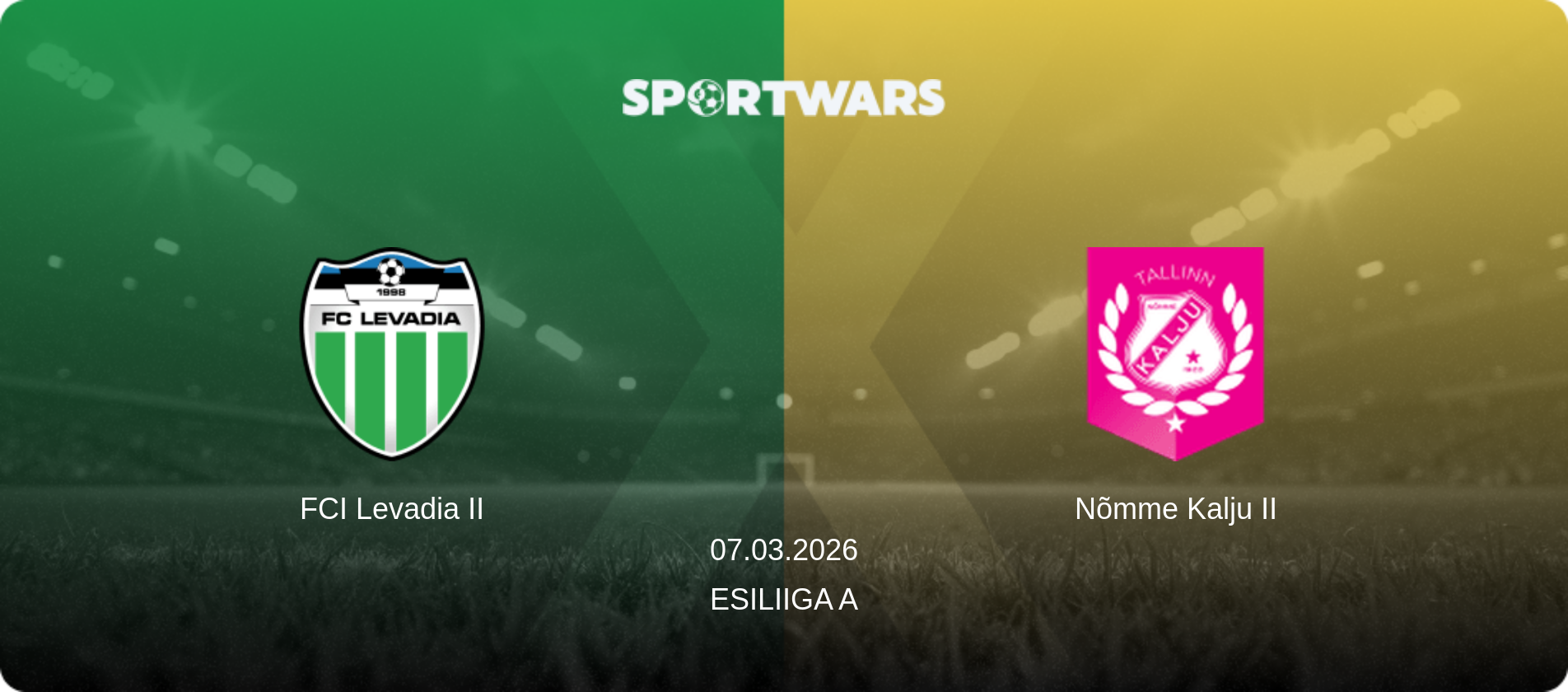 FCI Levadia II — Nõmme Kalju II, 07.03.2026 — Esiliiga A (match preview)