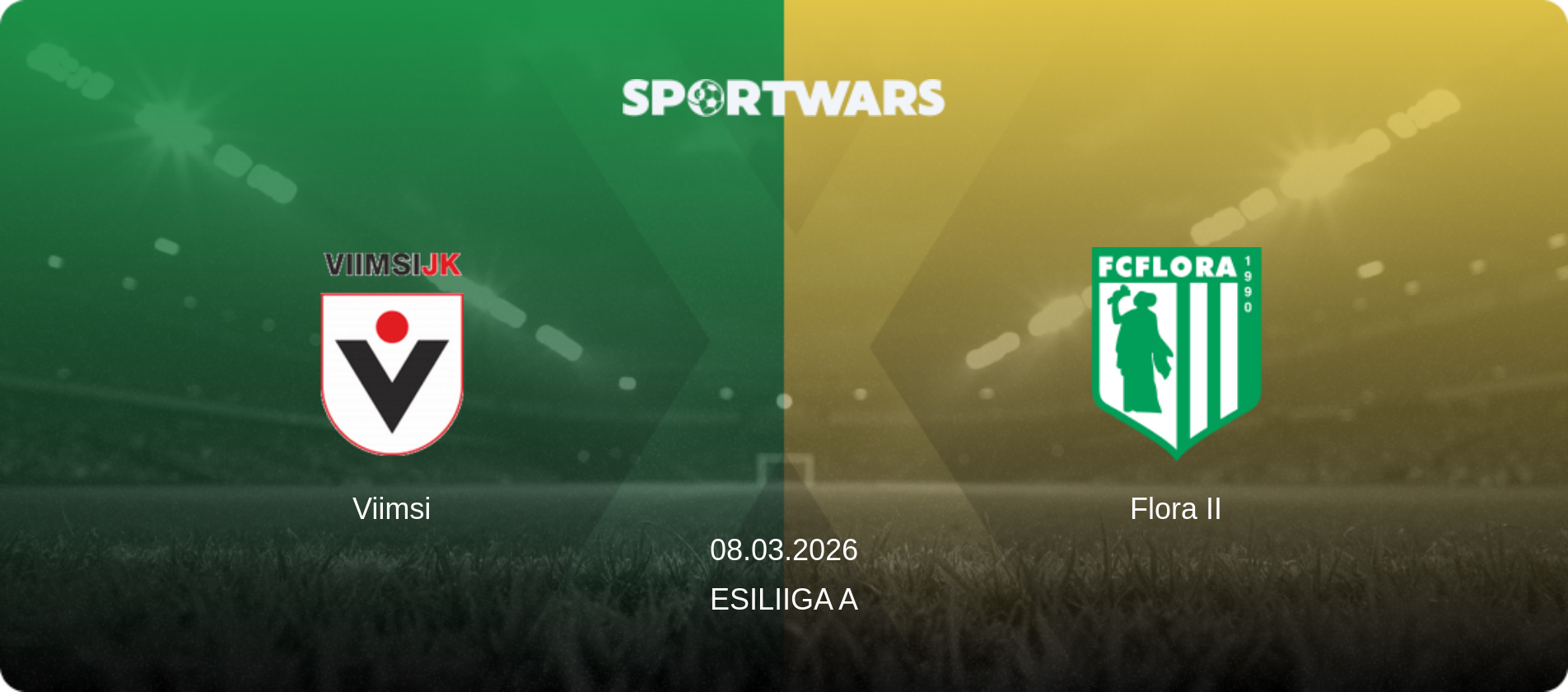 Viimsi — Flora II, 08.03.2026 — Esiliiga A (match preview)