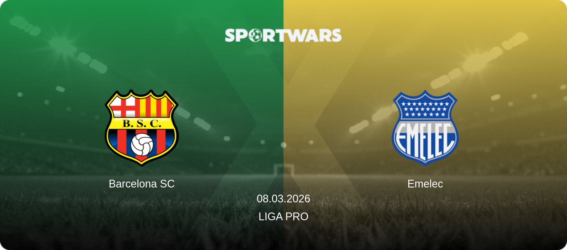 Barcelona SC — Emelec, 08.03.2026 — Liga Pro (match preview)