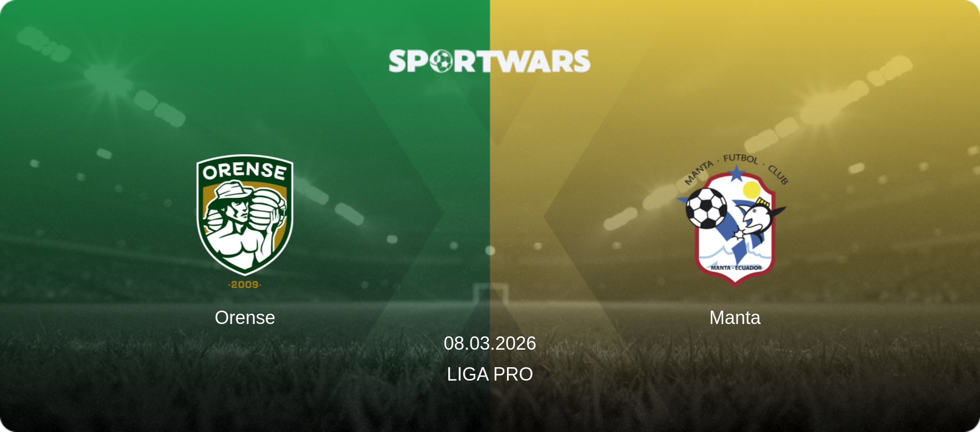 Orense — Manta, 08.03.2026 — Liga Pro (match preview)