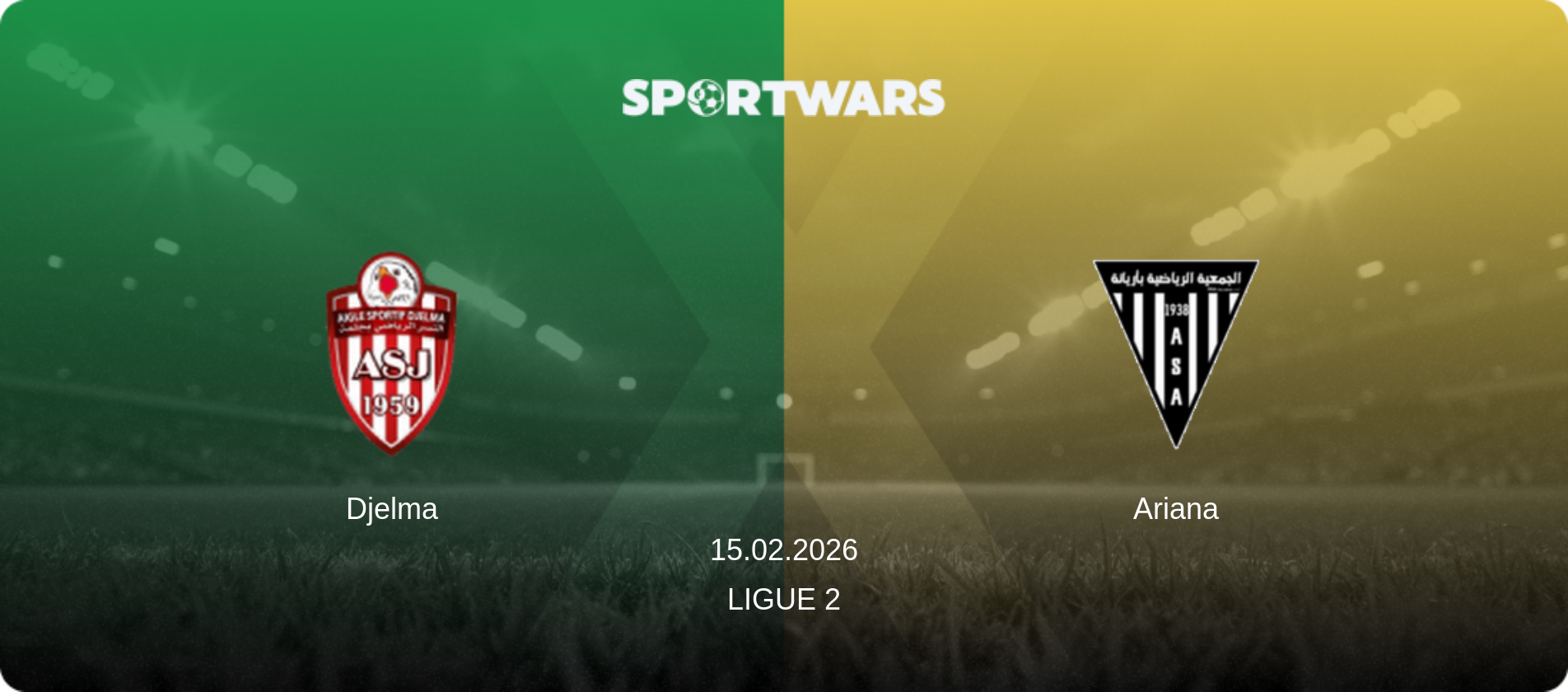 Djelma — Ariana, 15.02.2026 — Ligue 2 (match preview)