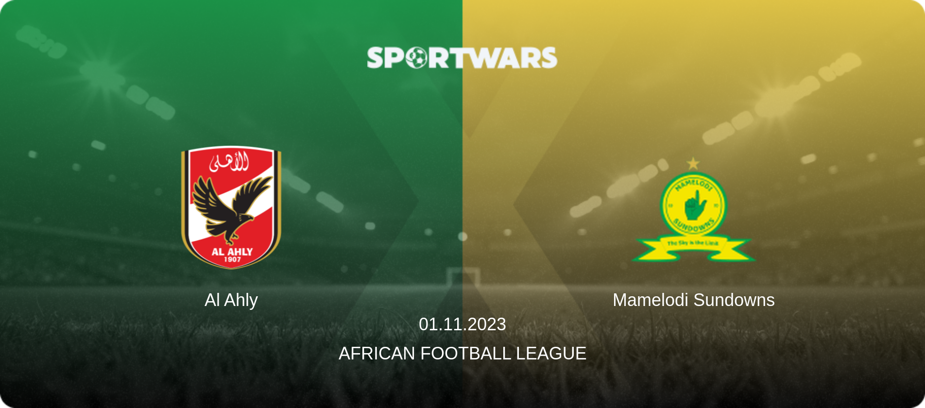 Al Ahly — Mamelodi Sundowns, 01.11.2023 — African Football League (match preview)