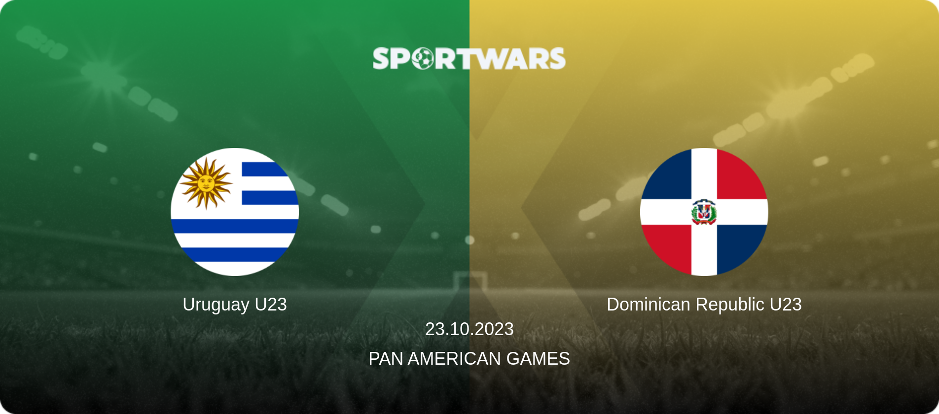 Uruguay U23 — Dominican Republic U23, 23.10.2023 — Pan American Games (match preview)