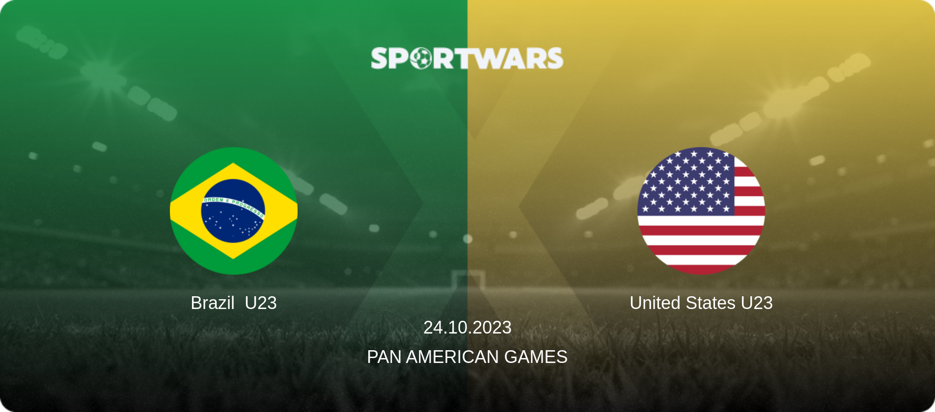 Brazil  U23 — United States U23, 24.10.2023 — Pan American Games (match preview)