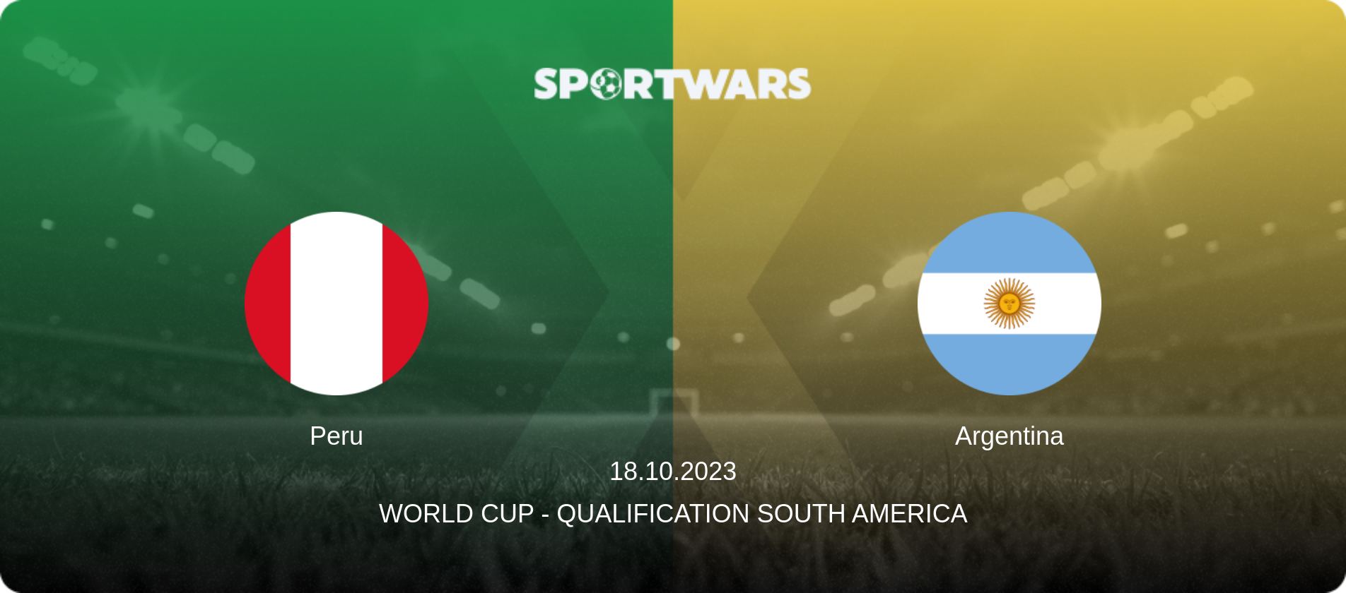 Peru — Argentina, 18.10.2023 — World Cup - Qualification South America (match preview)