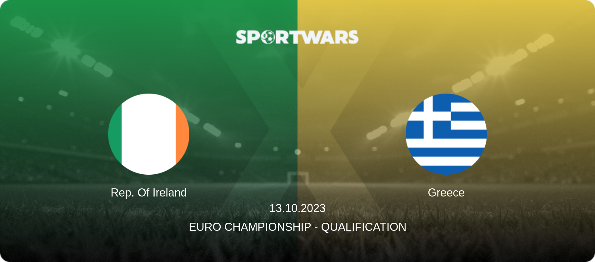 Rep. Of Ireland — Greece, 13.10.2023 — Euro Championship - Qualification (match preview)