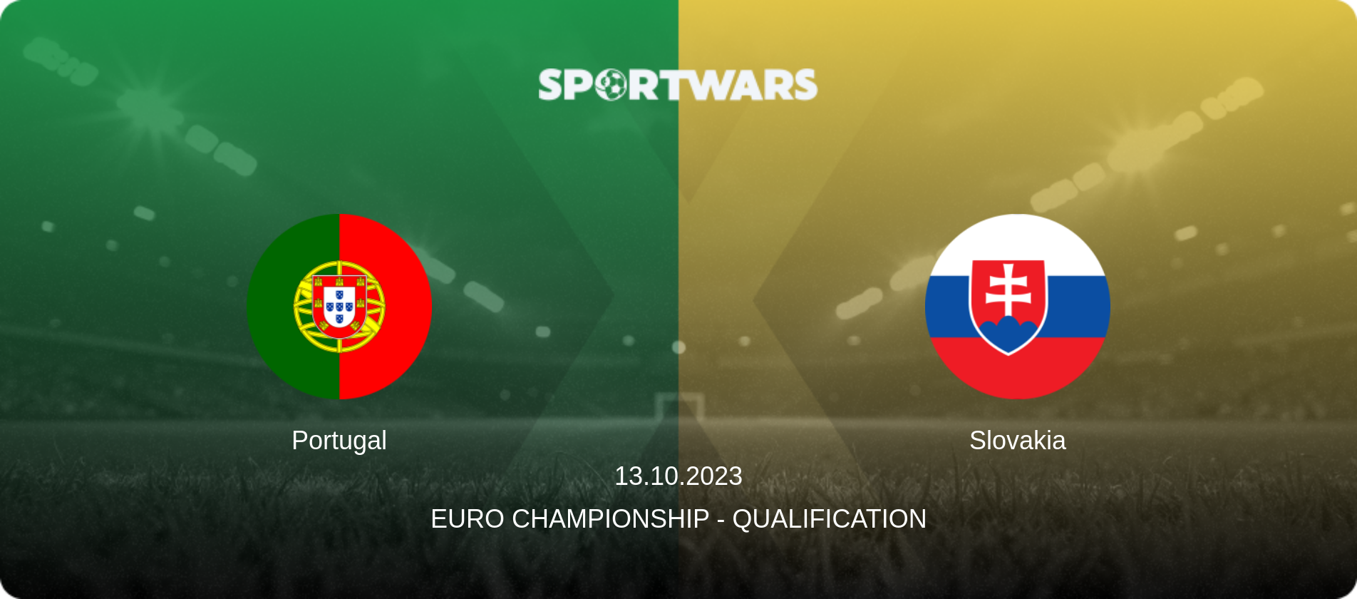 Portugal — Slovakia, 13.10.2023 — Euro Championship - Qualification (match preview)