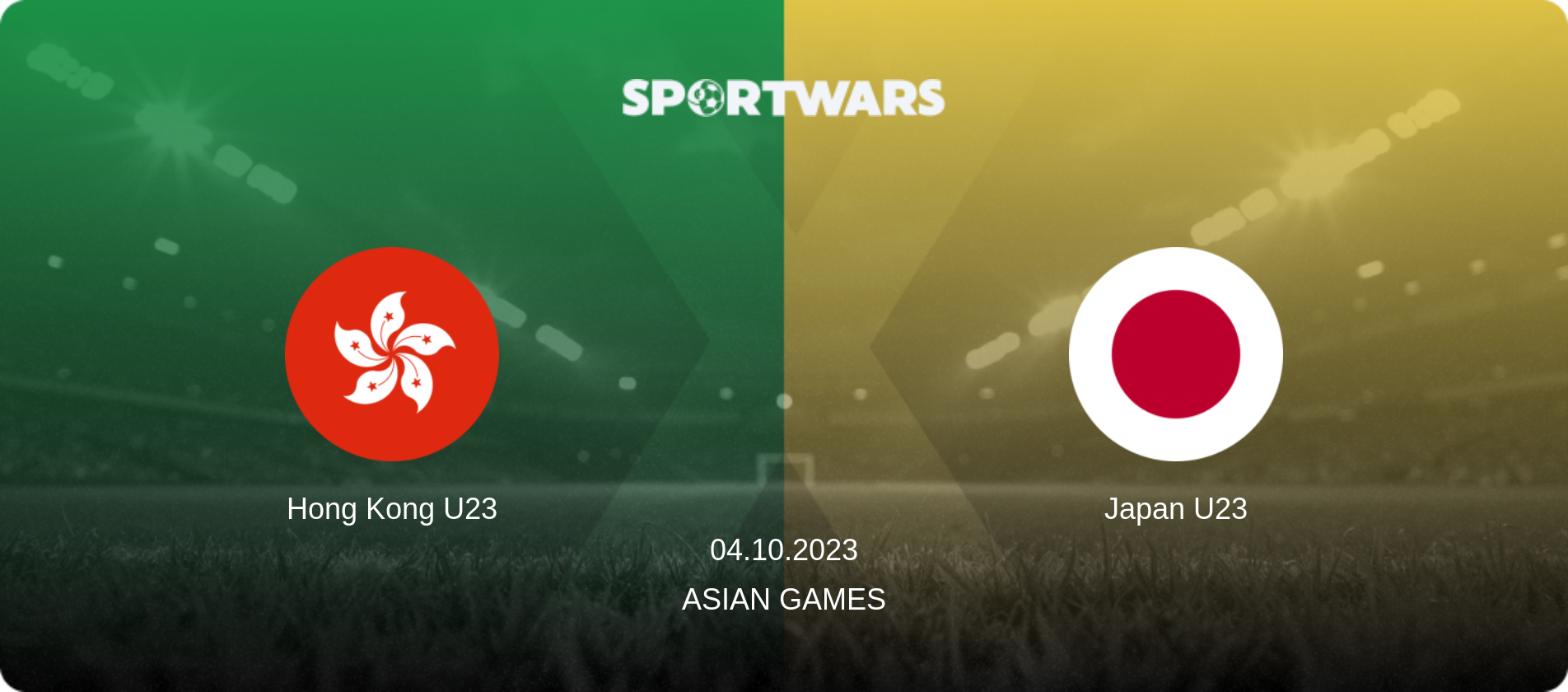 Hong Kong U23 — Japan U23, 04.10.2023 — Asian Games (match preview)