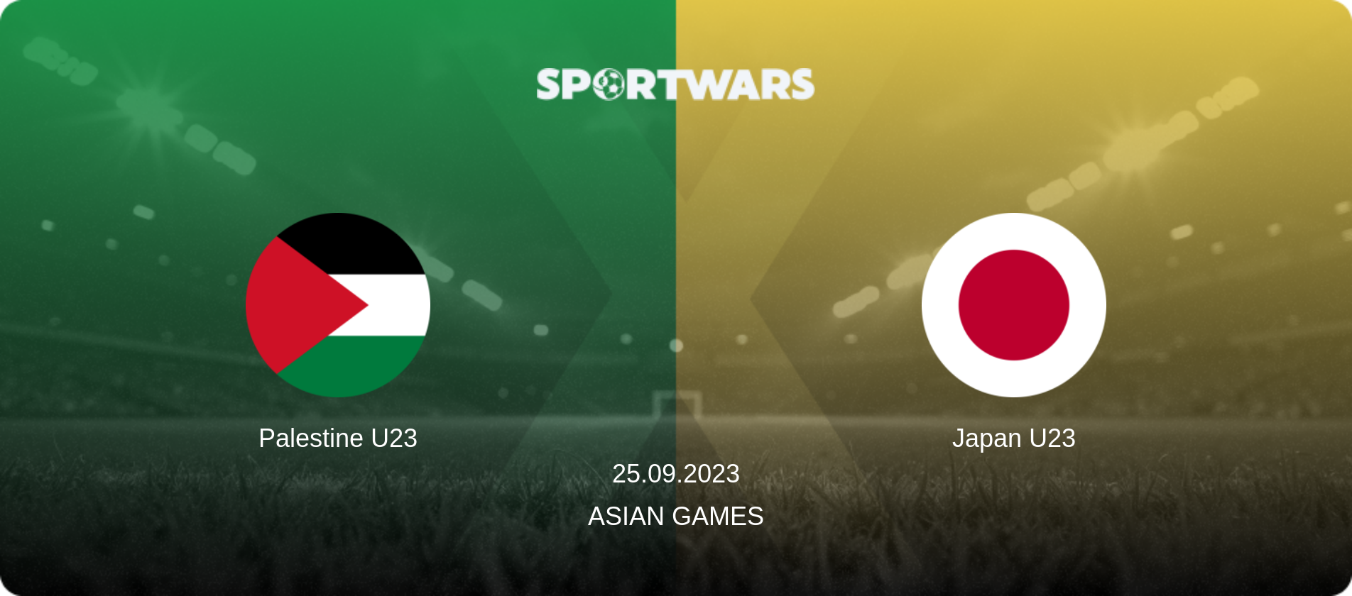 Palestine U23 — Japan U23, 25.09.2023 — Asian Games (match preview)