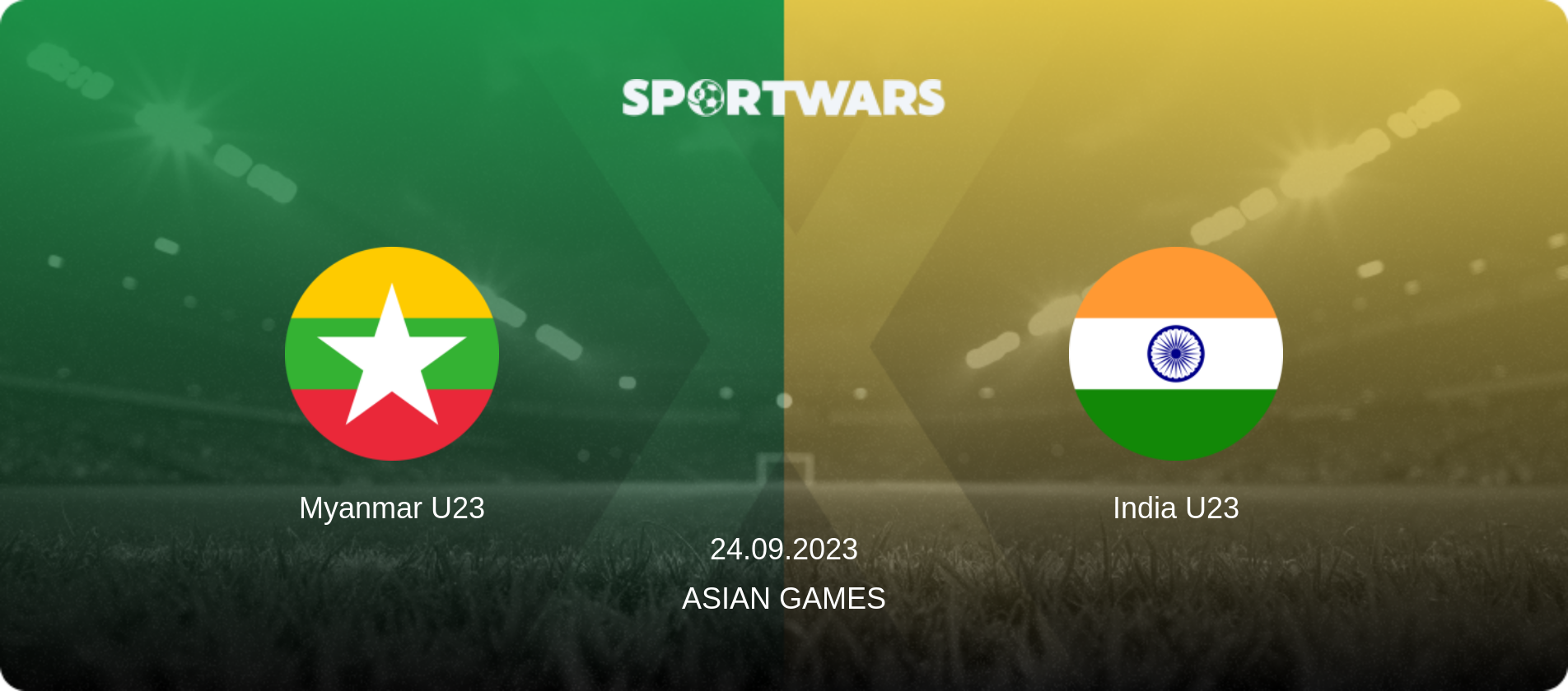 Myanmar U23 — India U23, 24.09.2023 — Asian Games (match preview)