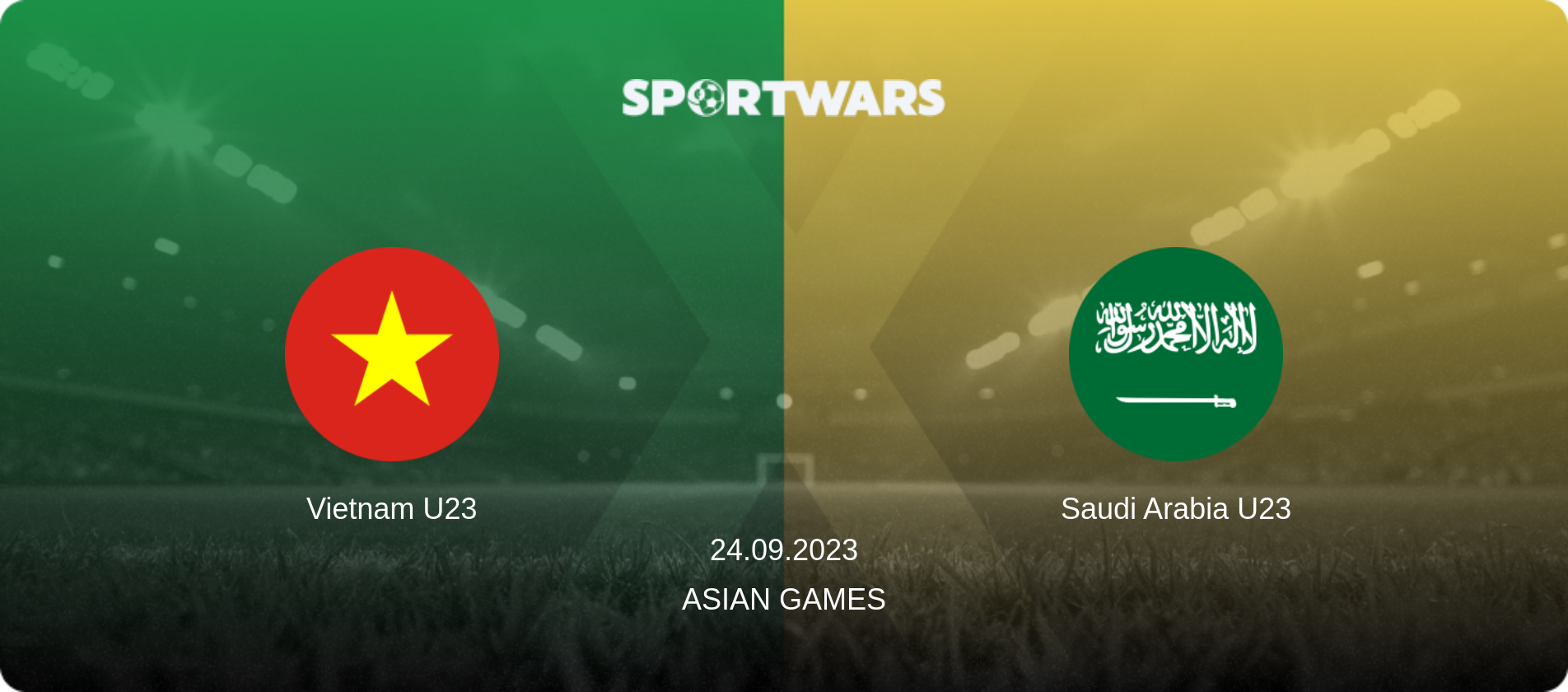 Vietnam U23 — Saudi Arabia U23, 24.09.2023 — Asian Games (match preview)