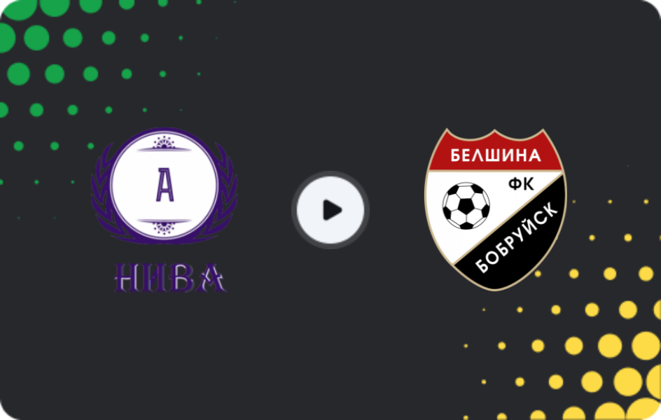 Где смотреть Нива Долбизно - Белшина, Первая Лига, 09.11.2025