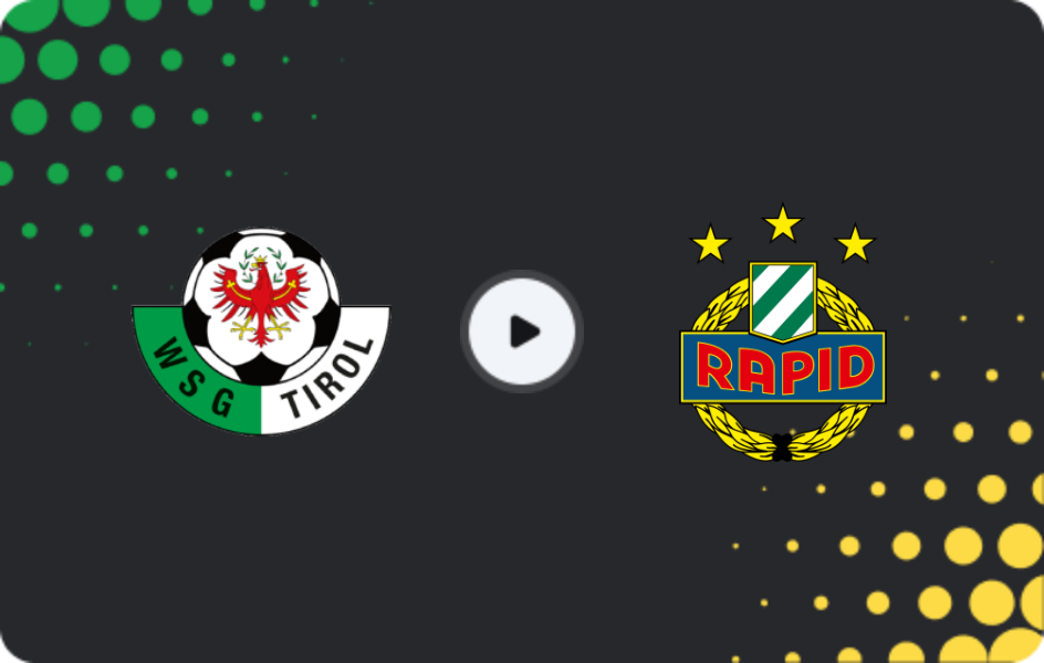 Где смотреть ВСГ Тироль - Рапид Вена, Бундеслига, 09.11.2025