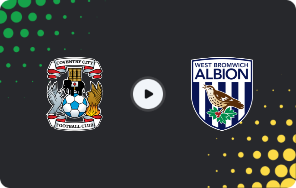 Где смотреть Ковентри - Вест Бромвич, Чемпионшип, 22.11.2025