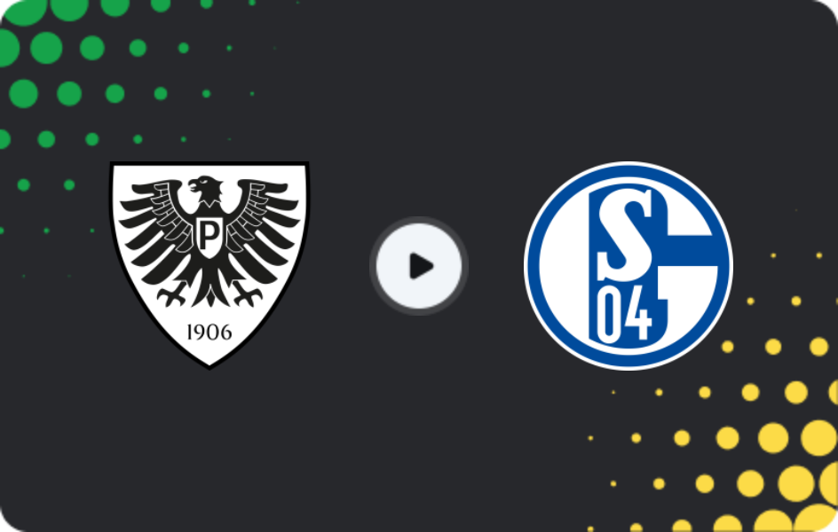 Где смотреть Пройссен Мюнстер - Шальке 04, 2-я Бундеслига, 22.11.2025