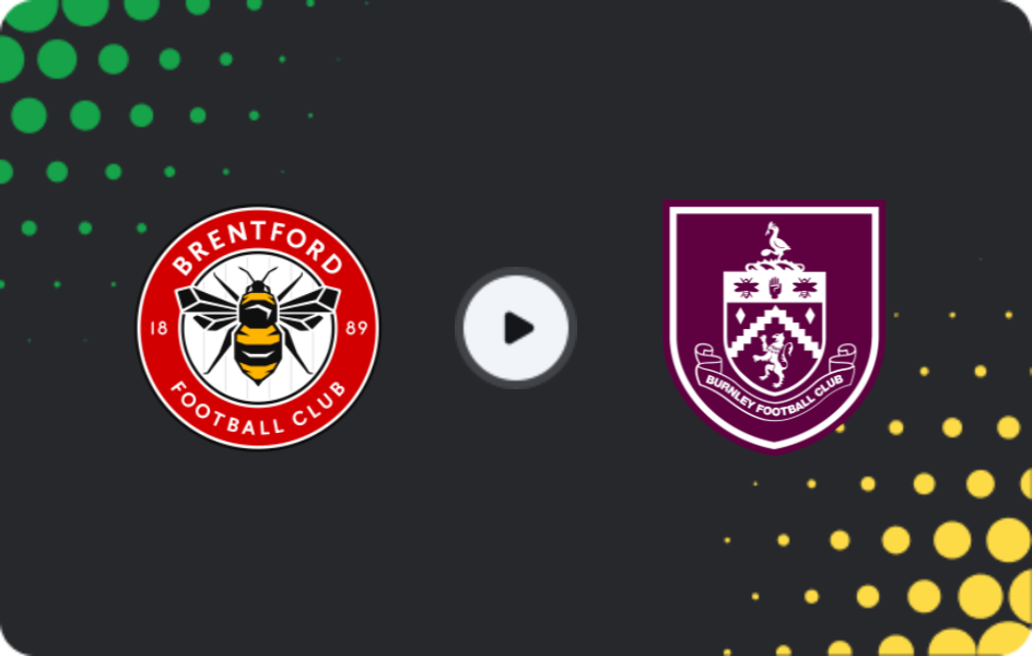 Где смотреть Брентфорд - Бернли, Премьер-лига, 29.11.2025